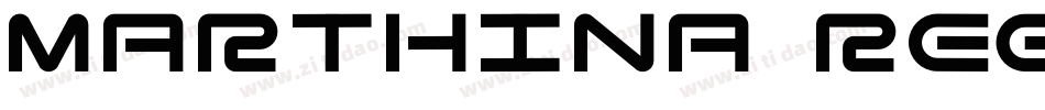 Marthina Regular字体转换